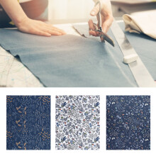 Cotton Patterned Fabric 50x40cm 6Pcs Sewing & Craft Material for DIY Fans