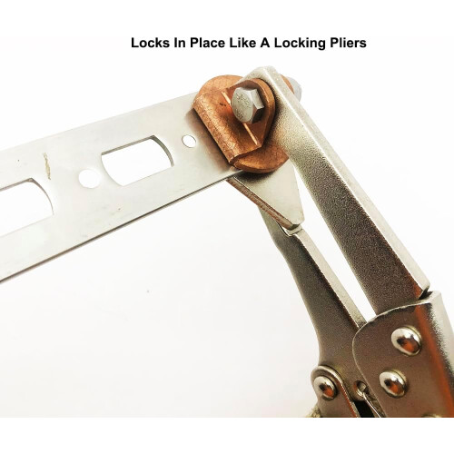Heavy Duty Plugweld Locking Pliers with Adjustable Precision Grip for Welding and Metalwork 1