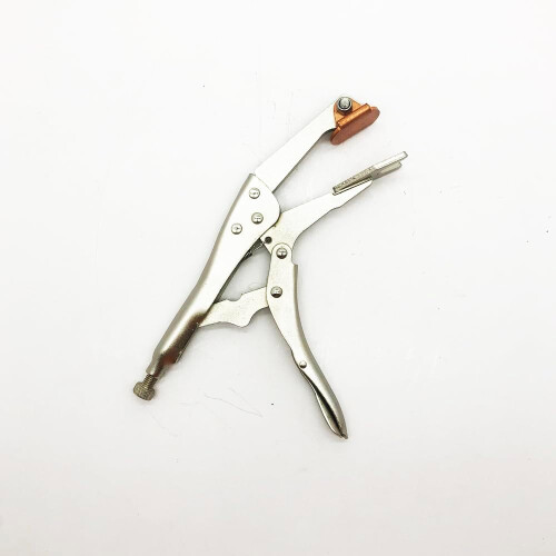 Heavy Duty Plugweld Locking Pliers with Adjustable Precision Grip for Welding and Metalwork 2