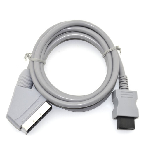 RGB Scart Cable 1.8m for Nintendo Wii PAL Version with Enhanced Visual Clarity 1