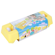 Brinquedo educativo Montessori para reconhecimento de cores, combinação de ovos e classificação de formas para crianças pequenas,