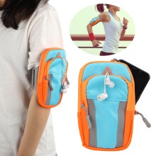 Sports Arm Bag for Phone, Keys, Money, Oxford Cloth, 6.5 Inch Capacity