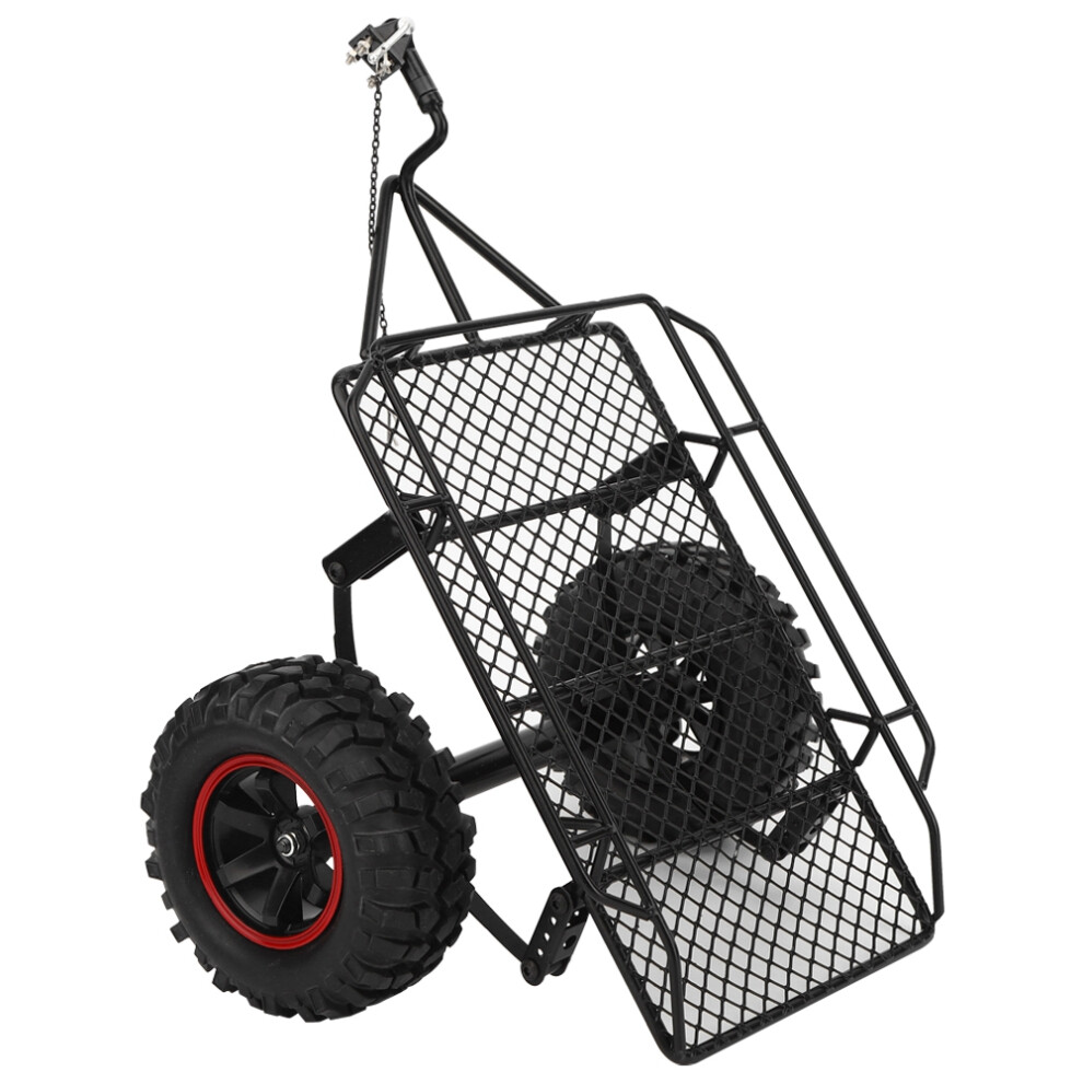 Heavy-Duty Metal Rc Trailer Hopper Frame Upgrade For Axial Trx-4 1:10 Rc Model Black 8721379782190