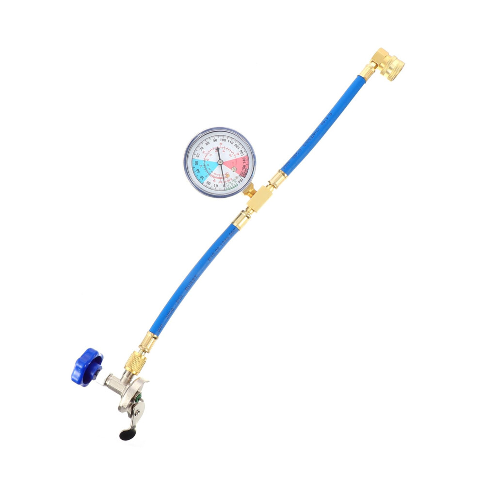 Ac Recharge Hose With Gauge For R134a, Accurate Pressure Monitoring And Easy Car Ac Refill Kit 9094768008423
