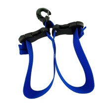 Sangle d'aileron de natation ergonomique, mécanisme-Bleu marine