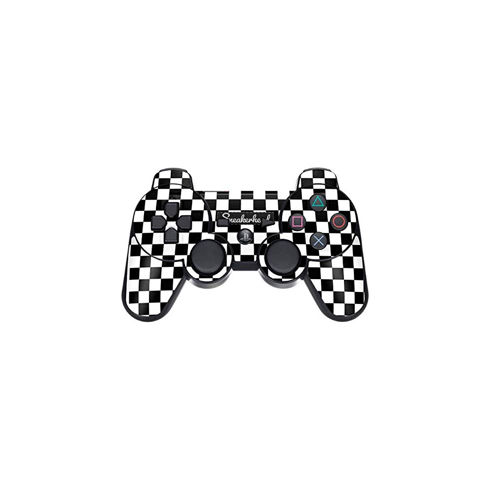 Sneakerhead Checkered Decal Skin For Ps3 Controller With Scratchresistant Surface And Precision Fit 9199774780612