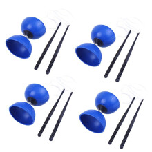 Zintuiglijke Trainingsapparatuur, Dubbelkoppige Diabolo, Entertainmentproducten voor Kinderen, Studenten en Ouderen Blauw
