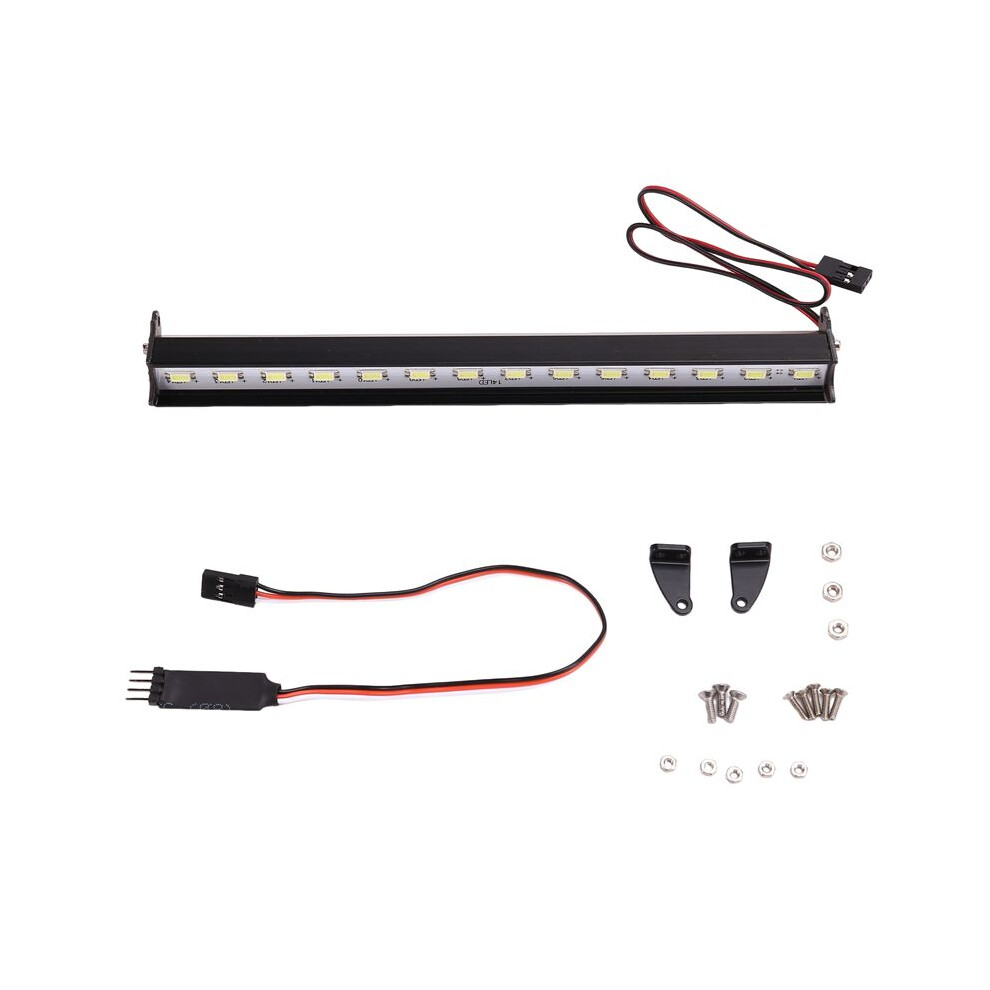 Rc Car Roof Led Bar Adjustable Mode For 1/10 Crawler Scx10 Wraith Capra Trx4 Trx6 Cc01 180Mm Light 6031080005344