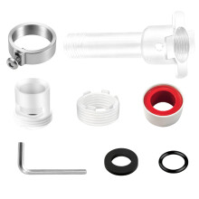 Tub Spout Adapter for 1/2' and 3/4' Pipes, Leak Tub to Shower Conversion Kit with Diverter