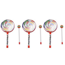 3X Kids Percussion Lollipop Drum, 6 Zoll