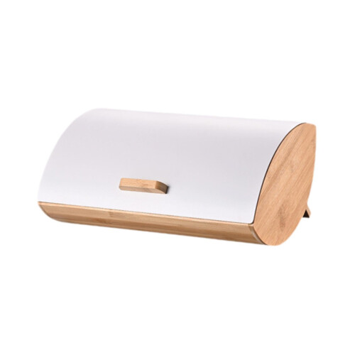 Bamboo Bread Box Large Capacity Farmhouse Style Bread Storage Container Keeps Baked Goods Fresh