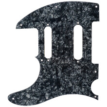 8 Holes Guitar Bass Pickguard 3Ply Scratchplate Guitar-Black