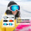 Sports Ski Snowboard Goggles Double Layer-Sand white frame whi 3
