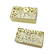 Couverture de Humbuckers en métal,-Engrenages creux dorés
