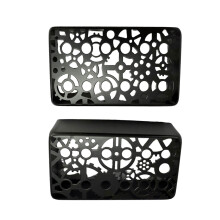 Couverture de micro Humbuckers de micro-Engrenages creux noirs