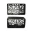 Couverture de micro Humbuckers de micro-Engrenages creux noirs 1