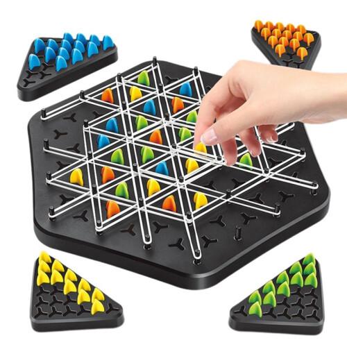 Chain Triangle Game,Chain Chess Board Puzzle Game Chain Triangle Chess Game 2