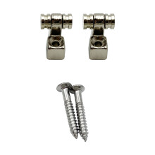 Retenues de cordes à roulettes pour guitare électrique,-Argent