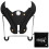 Support de saxophone Altos pliable, Construction-Noir 1