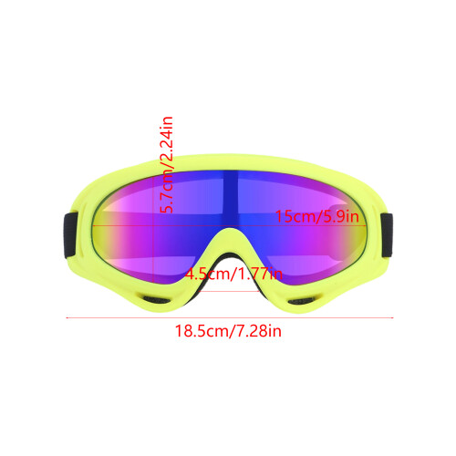 Protective Motorcycle Eye Glasses Soft-Military green frame 1