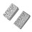 Couverture de micro de guitare-Sculpture creuse en argent 1