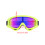 TPU Frame Glasses PC Lens Ski Snowmobile Motorcycle-white frame 2