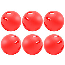 6Pcs Light Weight Practice Equipment Smooth Surfaces for-Red