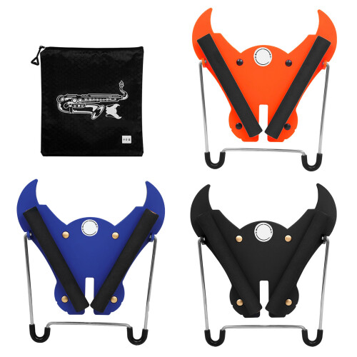Support de saxophone Altos pliable, Construction-Noir 1