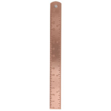 High-Quality Copper Rulers, Flexible Durable Design, Clear Precise Graduations, Precision Measuring Tools, Smooth Polished Surface, Versatile
