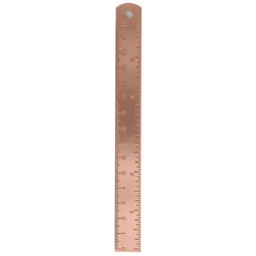 High-Quality Copper Rulers, Flexible Durable Design, Clear Precise Graduations, Precision Measuring Tools, Smooth Polished Surface, Versatile