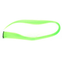 Steil haar extensions in felle kleuren met clipsluiting voor direct effect. Synthetische haarstukken met klikclips voor Halloween, kostuumfeesten en