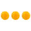 3Pcs Golf Swing Aid Golf Practice Balls Golf Exercise-Yellow 1