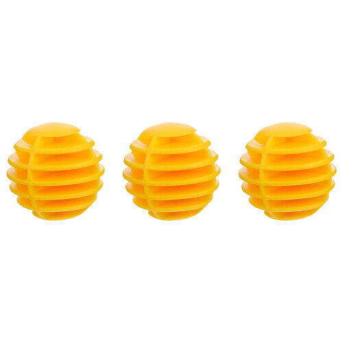 3Pcs Golf Swing Aid Golf Practice Balls Golf Exercise-Yellow
