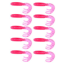 10pcs Soft Baits Fishing Lures 5.5cm Swimbait Flexible-Color 9