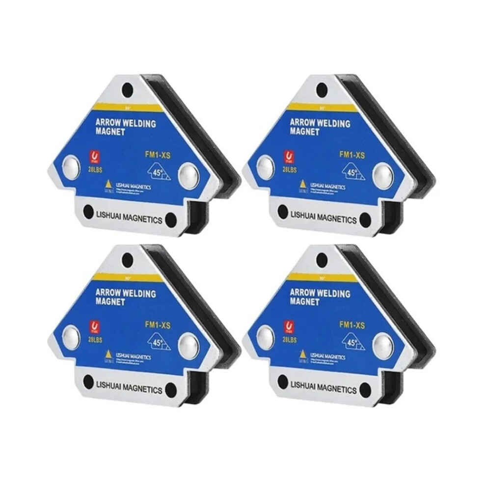 12.5 Kg Magnetic Welding Positioner Ferrite Iron Holders, Angle Solder Fixtures, Auxiliary Locator Tools, 4Piece 9187378997611