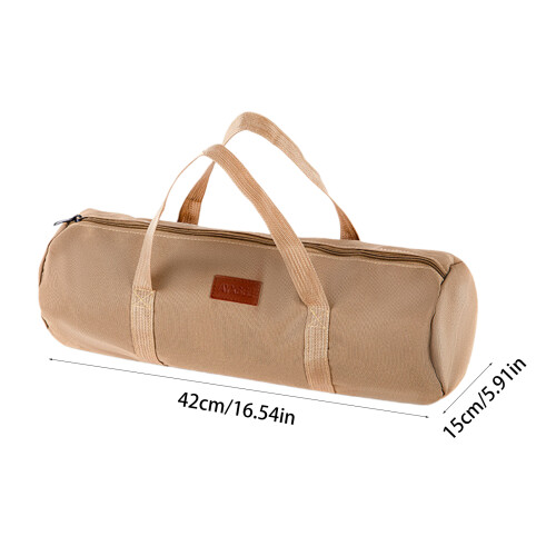 Zippers Duffels Bag with Handle Foldable Camping-camel color 2