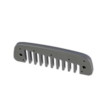 Peigne d'harmonica diatonique professionnel à 10 trous,-Gris