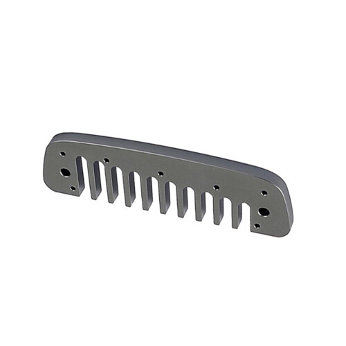 Peigne d'harmonica diatonique professionnel à 10 trous,-Gris