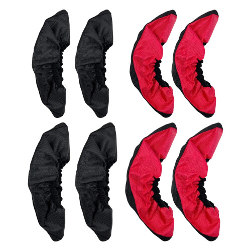 Skate Blade Cover Durable Cut Resistant Fabric-Large red size 1