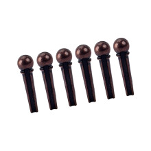 6 pièces broches de pont de guitare acoustique chevilles de