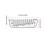 Peigne Harmonica en métal, 10 trous, accessoires pour-Or 3