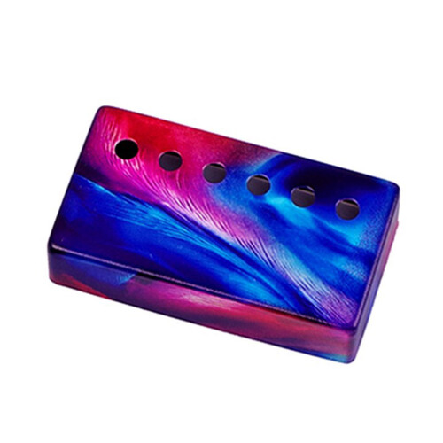 Couvercle de micro de guitare, couleur bleu rouge, couvercle de