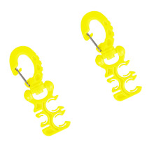 Ergonomic Diving Gear Clip Comfortable Flexible-Yellow 2PCS