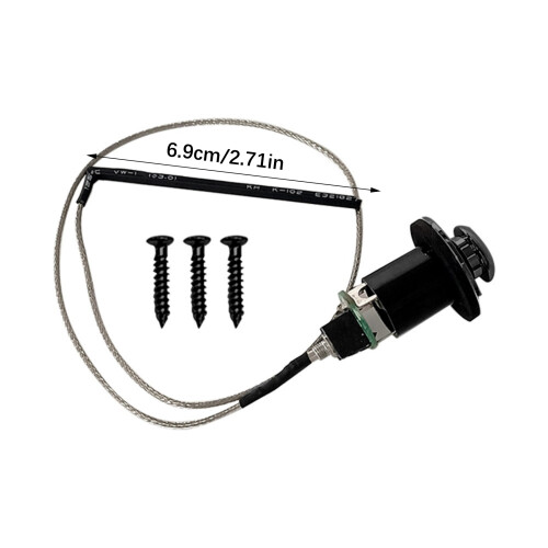 Practical Replacement Guitar Endpin Plug Cover 6.35mm-Silver 2