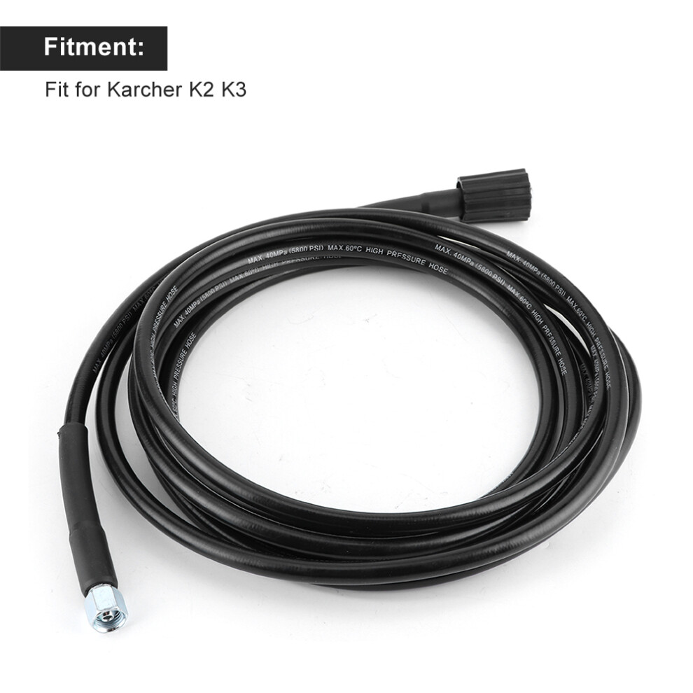 Heavy Duty Pressure Washer Hose 40Mpa/5800Psi 32.8Ft Fit For Karcher K2 K310 7661379785061