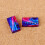 Couvercle de micro de guitare, couleur bleu rouge, couvercle de 7