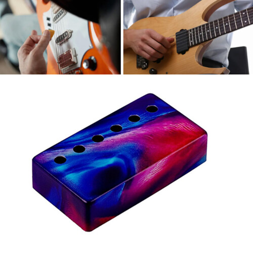 Couvercle de micro de guitare, couleur bleu rouge, couvercle de 1