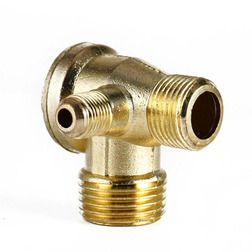 200Mm Aluminum Air Compressor Exhaust Tube With 3 Port Zinc Alloy Check Valve For Secure Connection 9094768009512