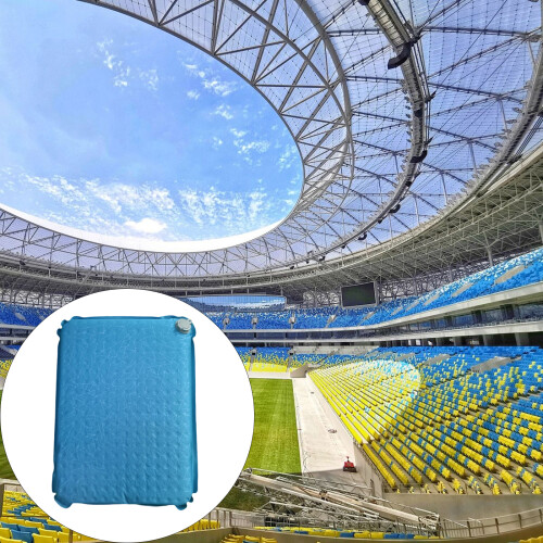 Tapis transportable de chaise de stade avec la mousse de-gris 1