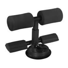 Sitting Foot Support 26 X 16 Cm With Suction Cup, Adjustable Base, Non Slip Portable Abs Exercise Device, Black